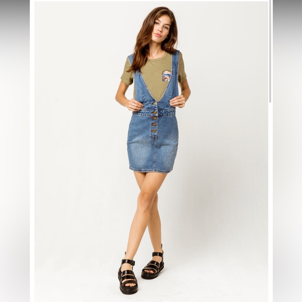 🔥 billabong warming up indigo jean dress 🔥 - Picture 3 of 6